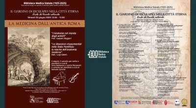 Il Giardino di Esculapio nella Città eterna – Ciclo di tavole rotonde – “La medicina dall’Antica Roma”