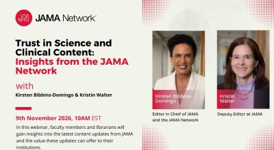 Jama Webinar promo posters – Global Webinar promo Jama both speakers – 9 novembre 2026, ore 16.00 – 16.45
